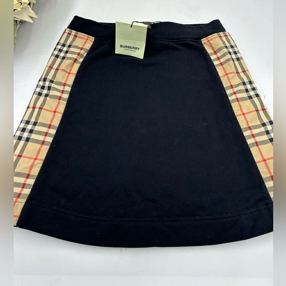 Burberry teen girls cotton check skirt size 14 fits extra small adults